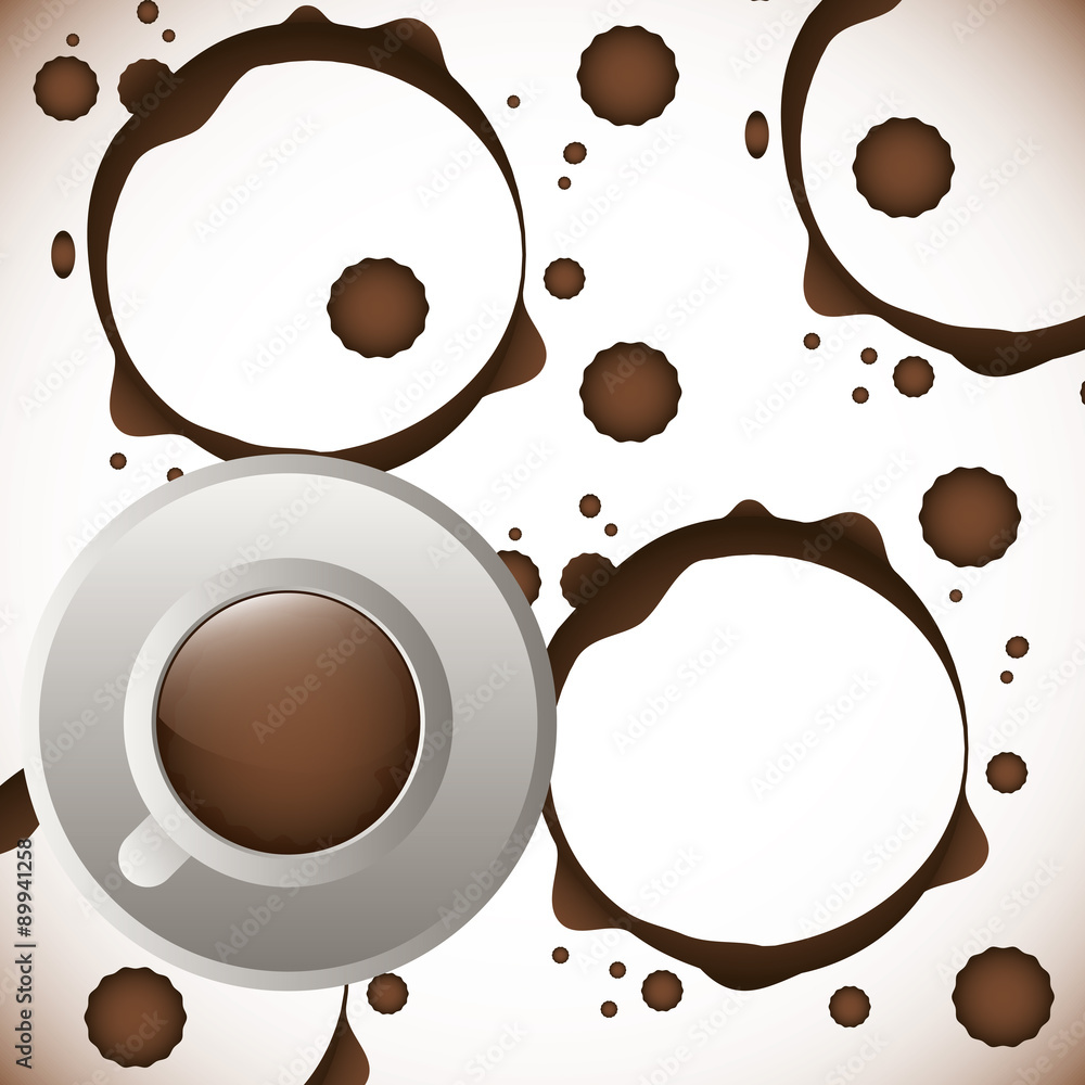 Obraz premium Coffee splash design 