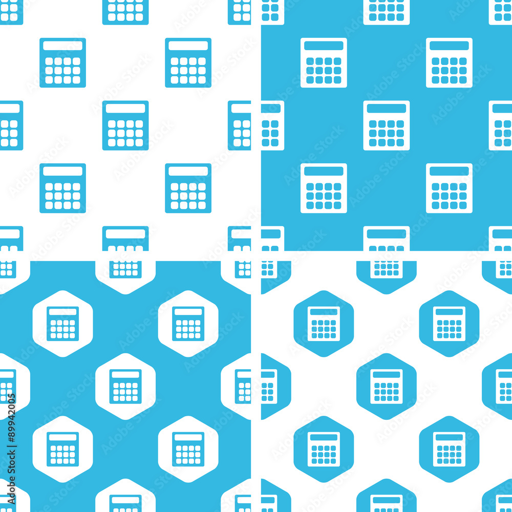 Calculator patterns set Calculator patterns set