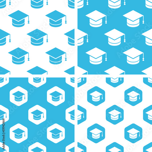 Academic cap patterns set
