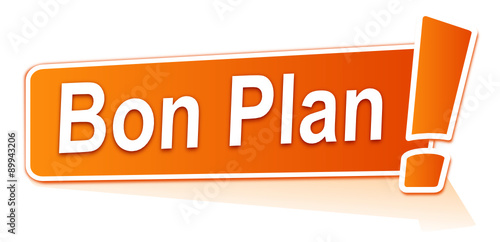 bon plan sur étiquette orange