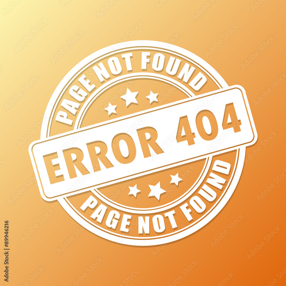 Error 404 stamp Error 404 stamp
