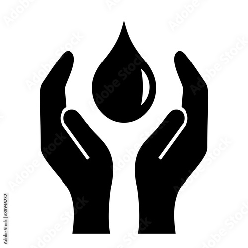 Save water symbol