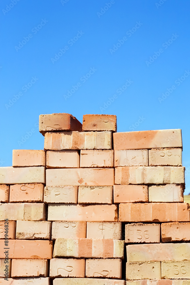 Fototapeta premium pile of bricks