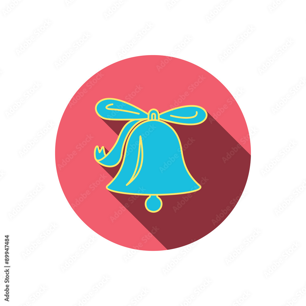 Ringing bell icon. Sound handbell sign. Ringing bell icon. Sound handbell sign.