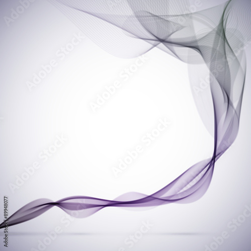 Abstract grunge purple smoke vector background.