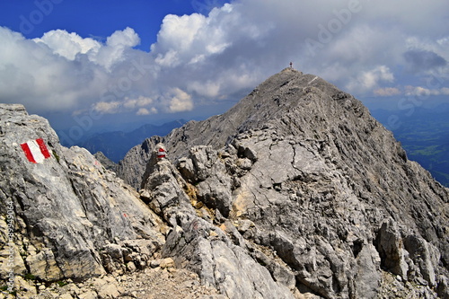 Peaks and rocks scenery in Totes Gebirge (Alps, Austria)