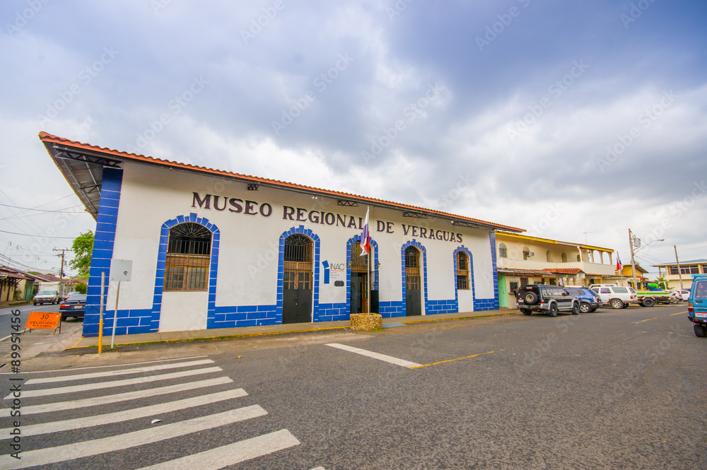 Obraz premium City Centre, Santiago is one of the largest towns in Panama and a major transportation hub for the region.