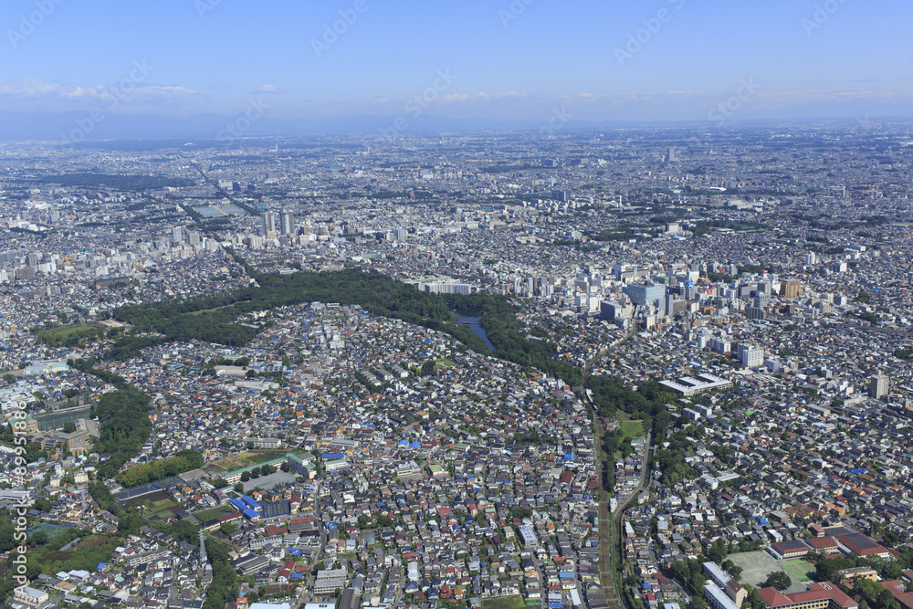 Obraz premium 住宅地／空撮