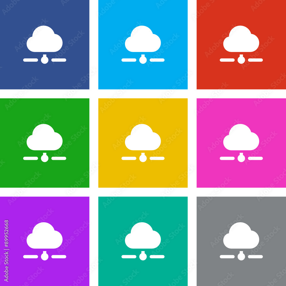 Obraz premium App Icon Metro Style - 9 Colors