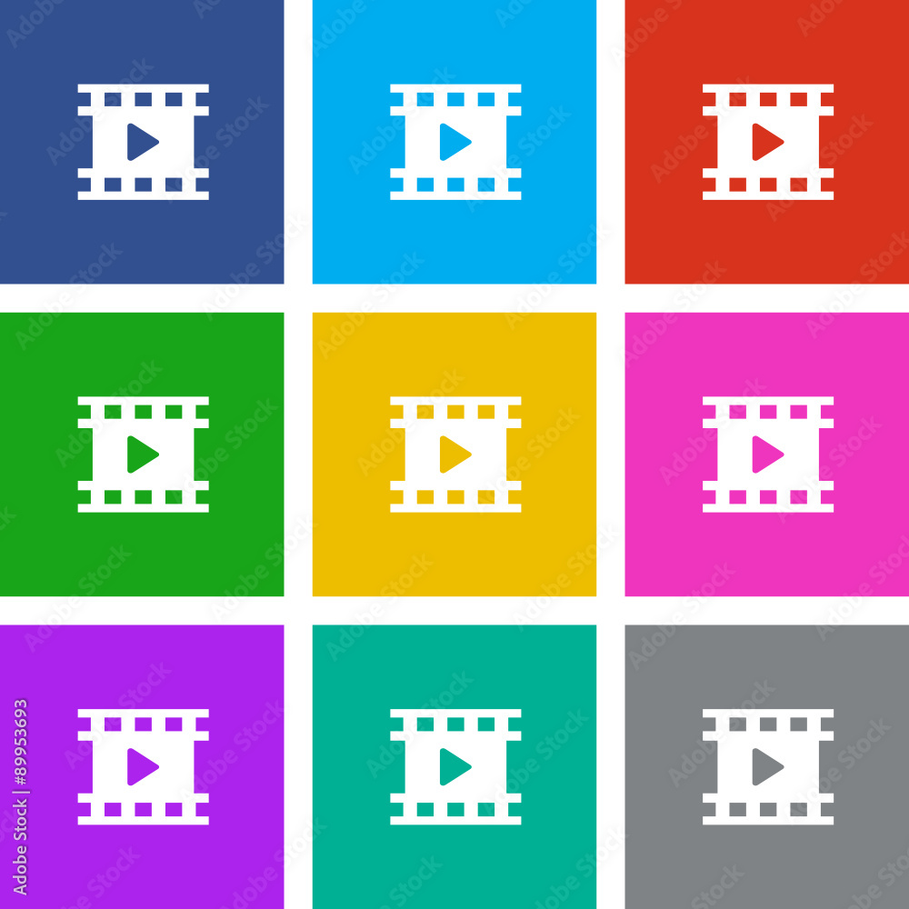 Obraz premium App Icon Metro Style - 9 Colors