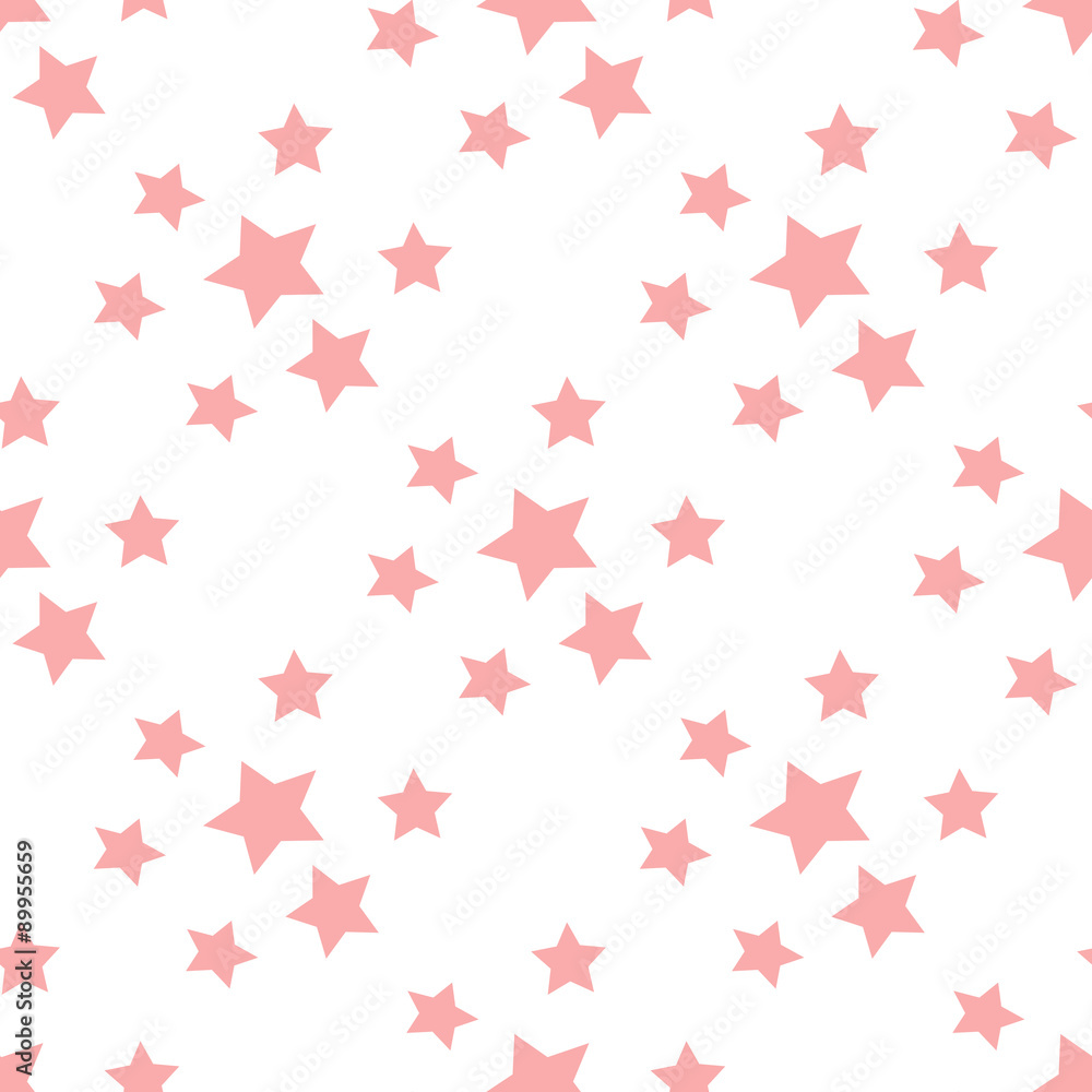 Abstract background with pink stars. Abstract background with pink stars.