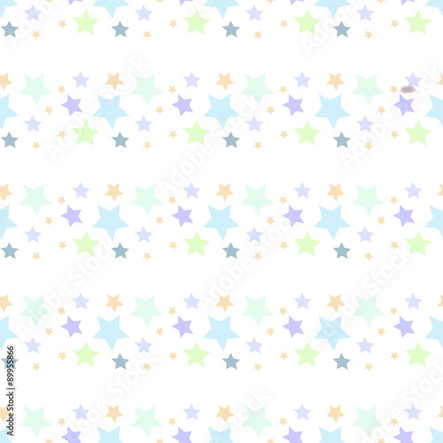 Stars on a white background. Seamless.