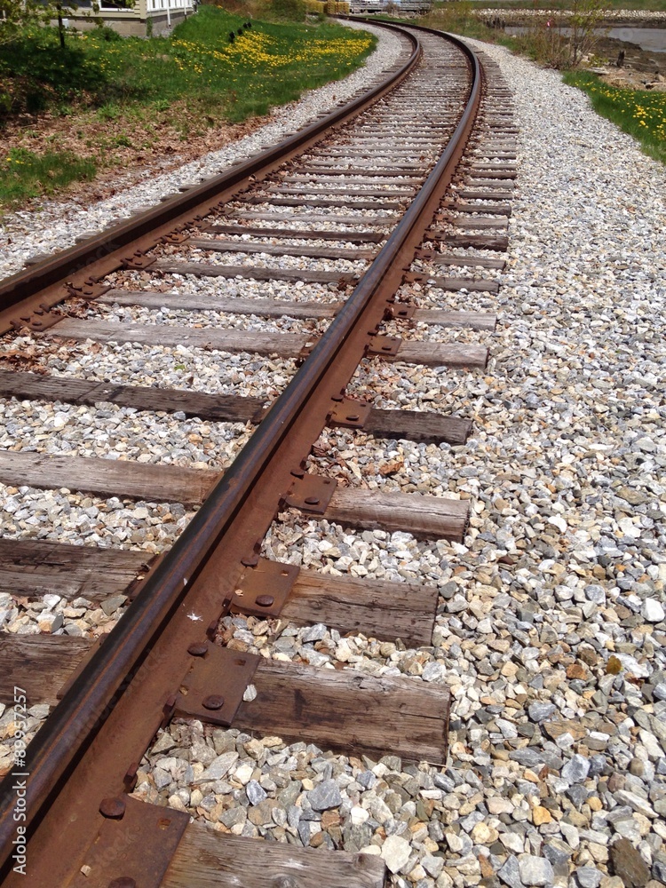rails beside the ocean rails beside the ocean