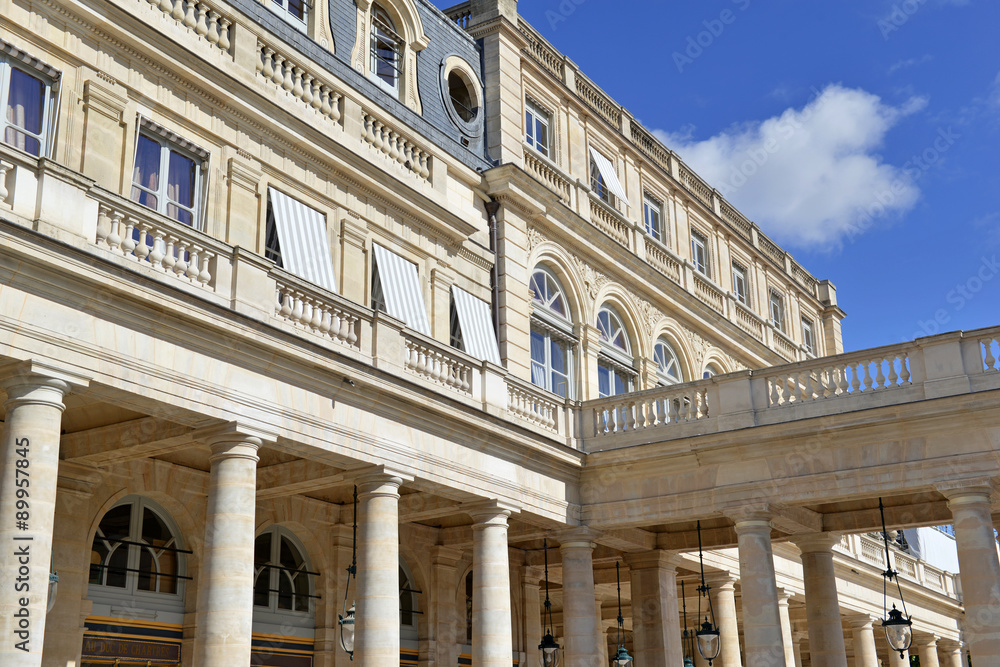 The Palais Royale in Paris, France