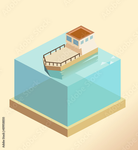 Classic Old fisher boat