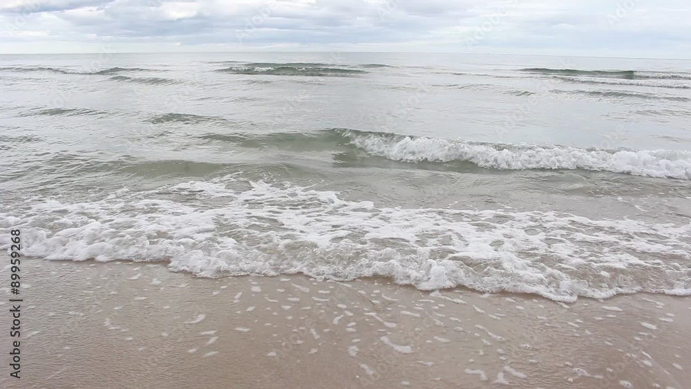 Prachuap Khiri Khan, Thailand-August 22,2015: waves on the beach Prachuap Khiri Khan, Thailand-August 22,2015: waves on the beach
