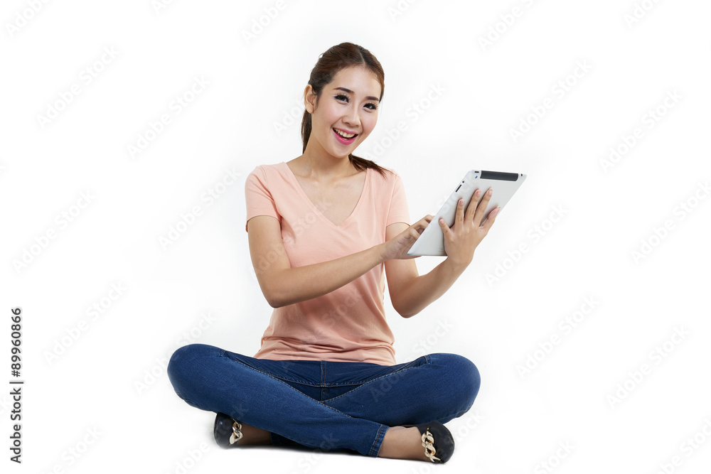 Naklejka premium woman