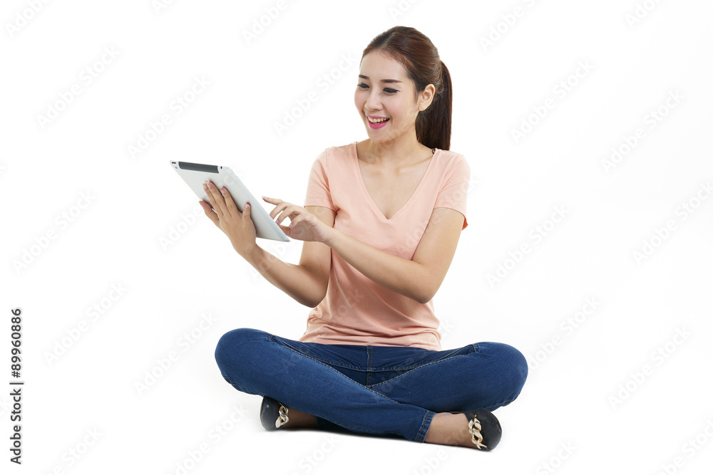 Naklejka premium woman