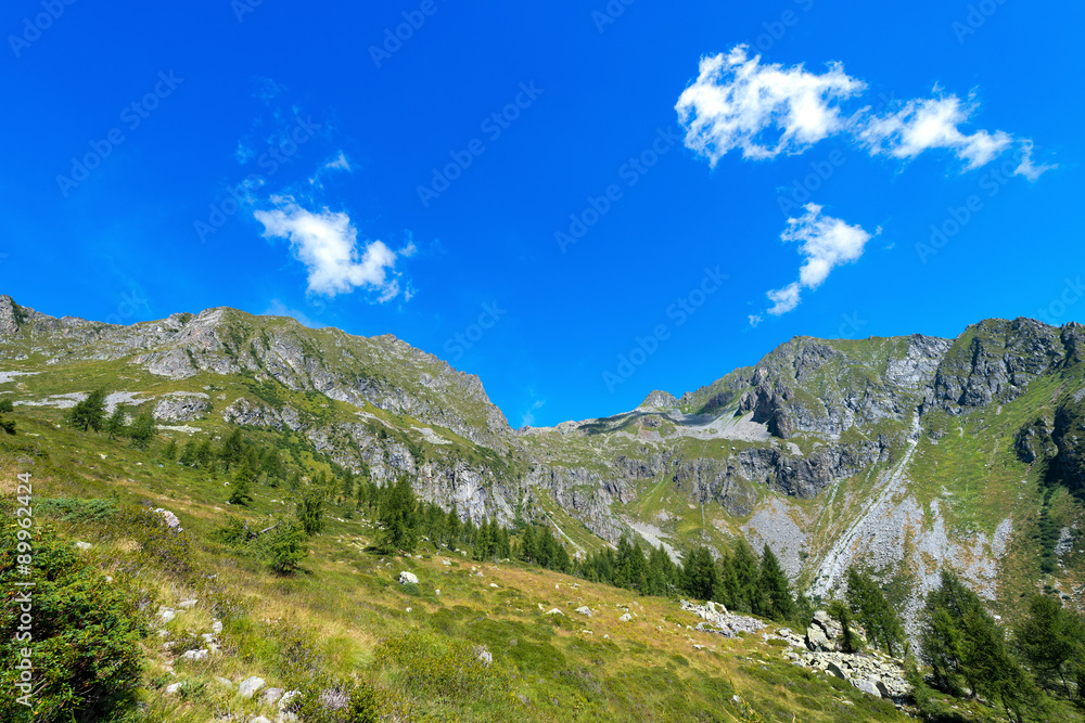 National Park of Adamello Brenta - Italy / Peaks in the National Park of Adamello Brenta. Trentino Alto Adige, Italy