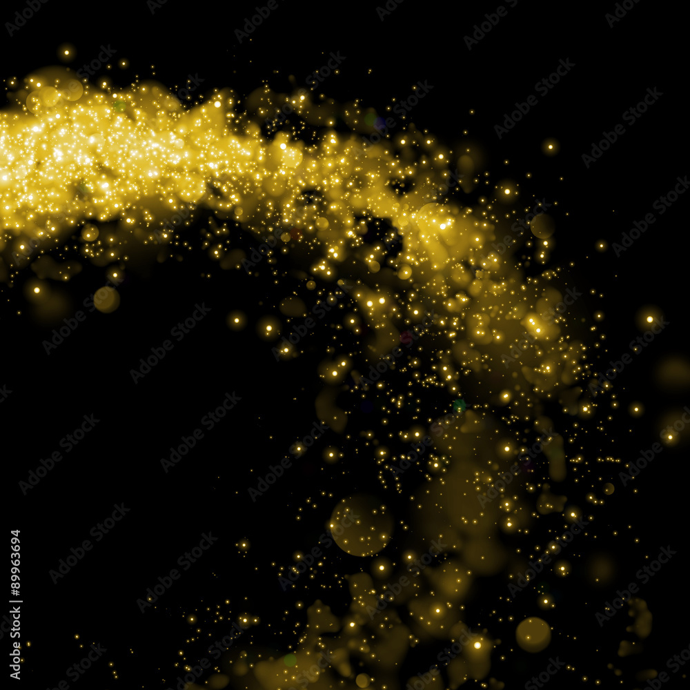 Gold glittering sparkle background