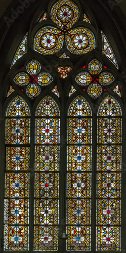 stained-glass window