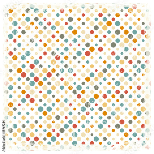 colored vintage background with white frame