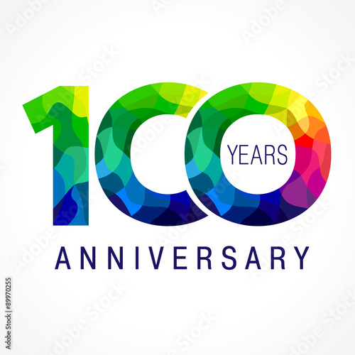 100 anniversary color logo photo