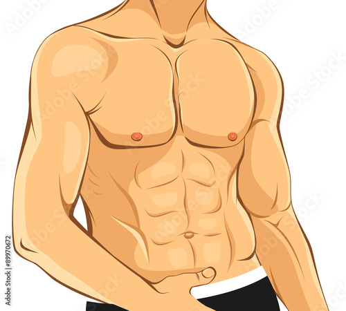 Guy with perfect body