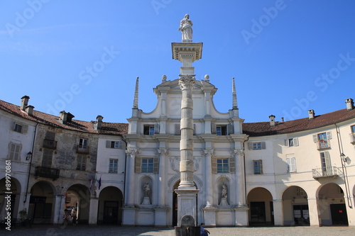 Square of Annunziata in Venaria Reale, Italy 