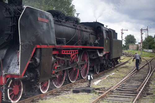 stara lokomotywa parowa © qrrr