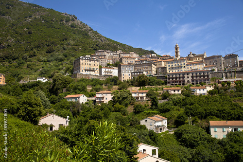 Village of Cervione, east coast of Corsica, France, Europe photo