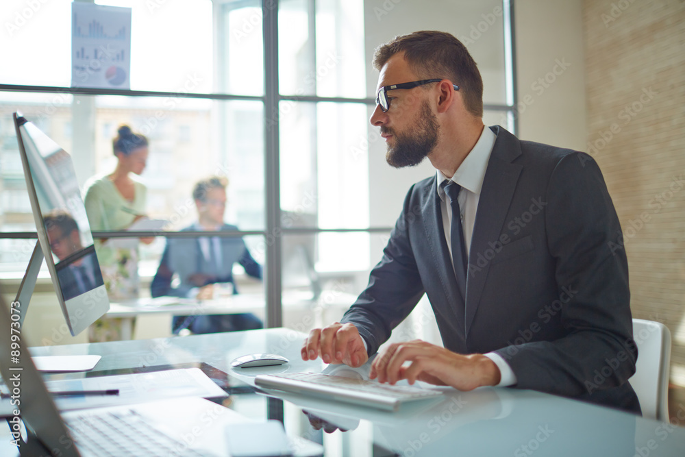 Serious businessman Serious businessman