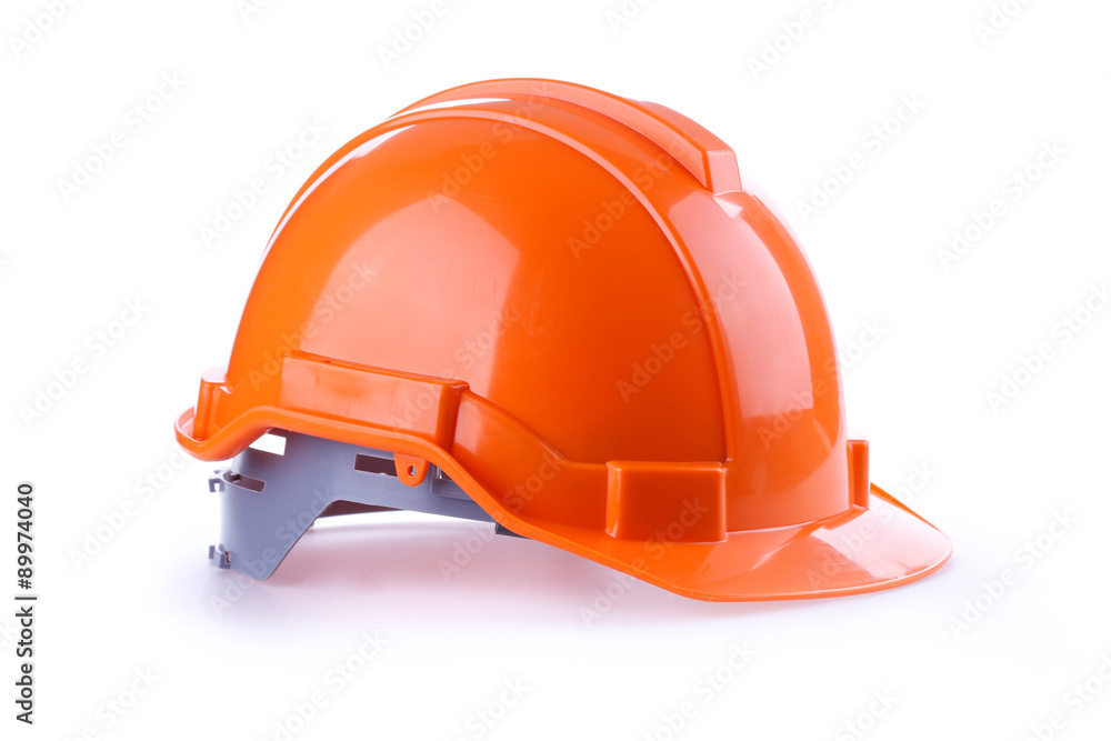 orange safety helmet hard hat, tool protect worker of danger orange safety helmet hard hat, tool protect worker of danger