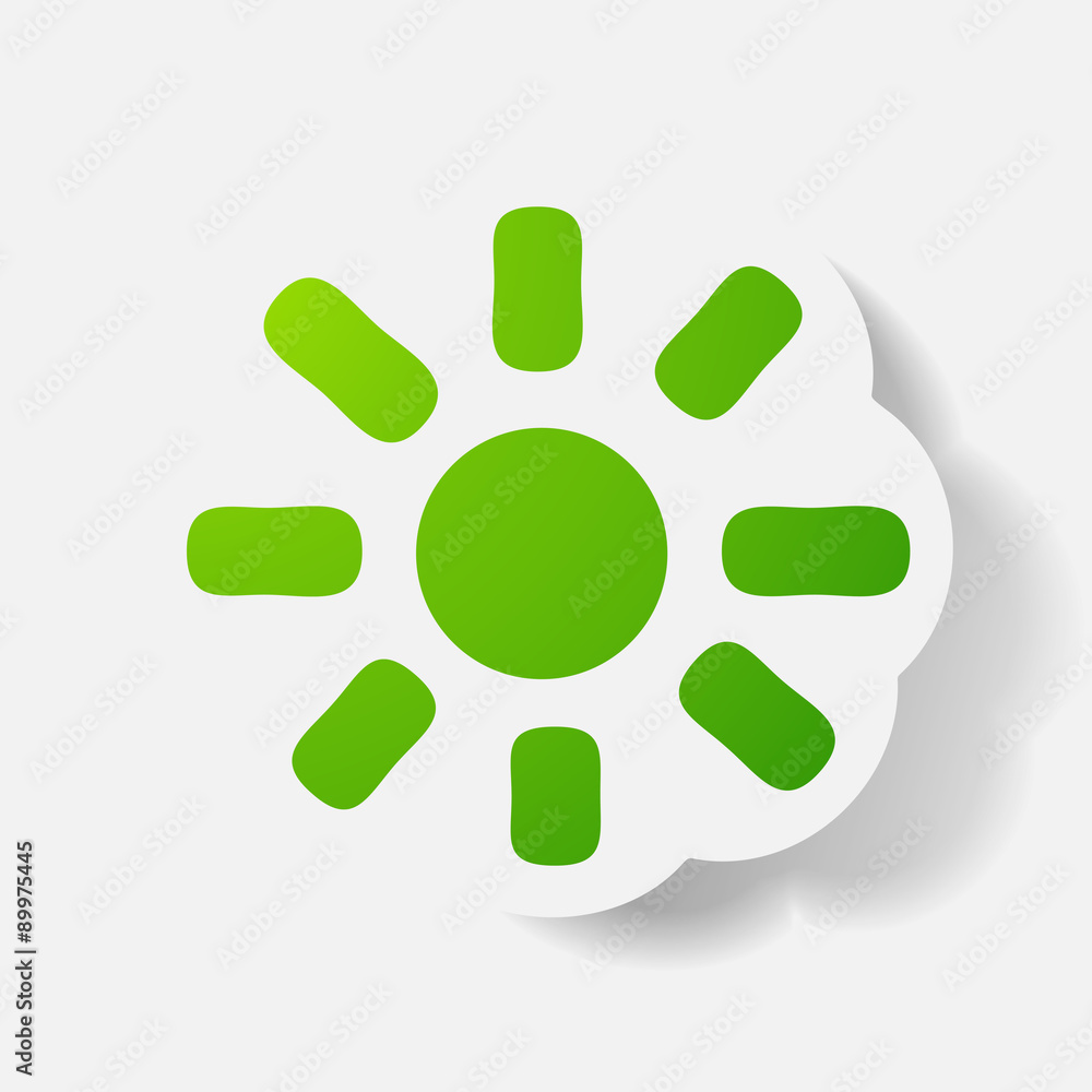 paper sticker Vector isolated illustration icon paper sticker Vector isolated illustration icon