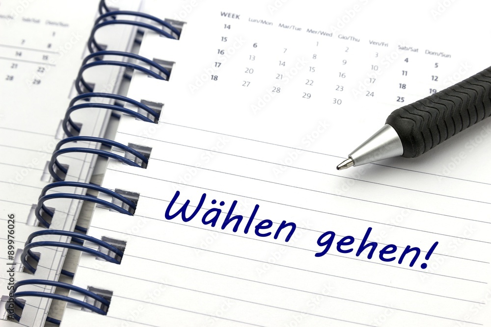 Gang zur Wahlurne Gang zur Wahlurne