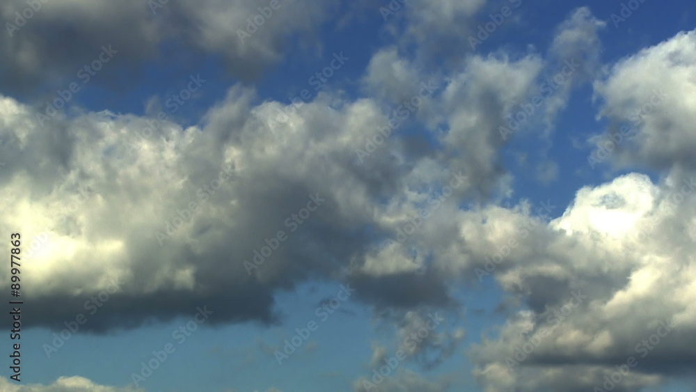 Moving clouds and blue sky time lapse. Background. Moving clouds and blue sky time lapse. Background.