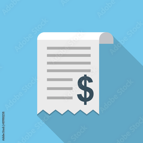 Vector Receipt Icon
