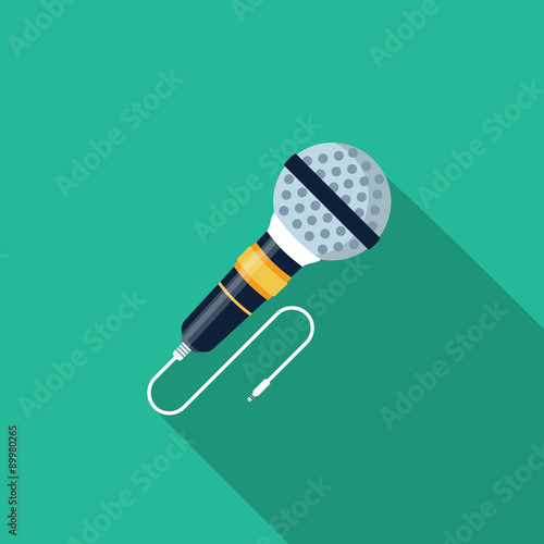 Vector microphone icon