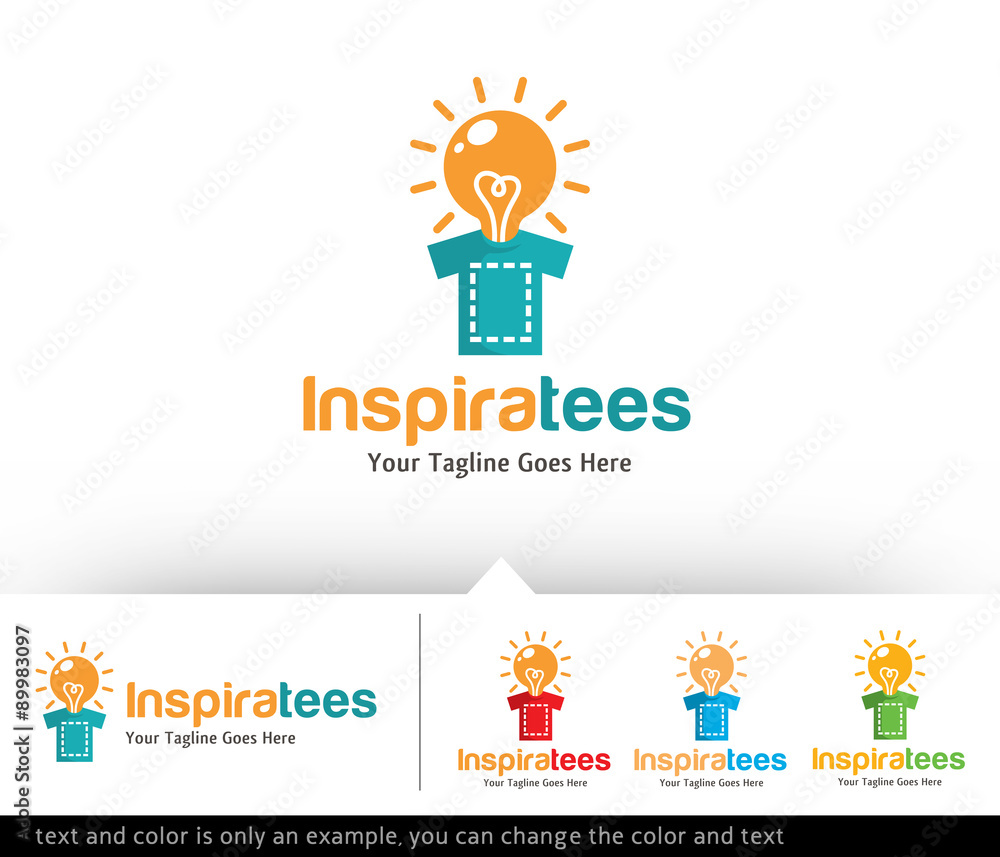 Inspiration Tees Logo Template Design Vector Inspiration Tees Logo Template Design Vector
