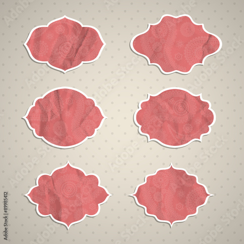 Frames in the Indian style