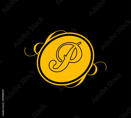 Luxurious Letters Logo P
