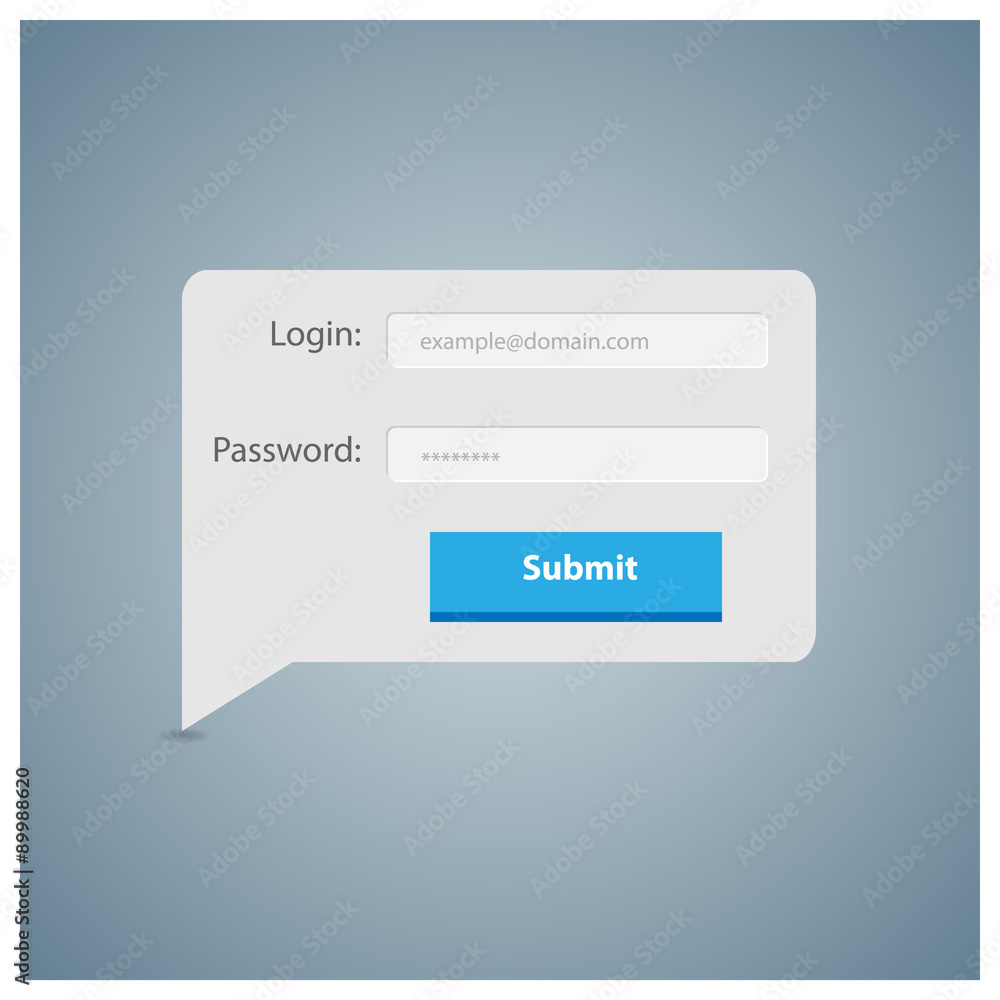 UI Login Form UI Login Form