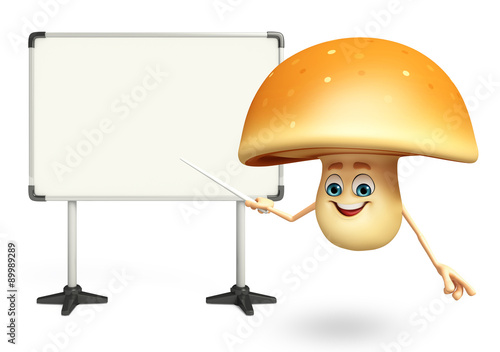 Cartoon character of mushroom © pixdesign123