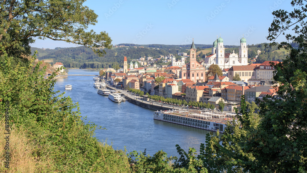 Fototapeta premium Dreiflüssestadt Passau
