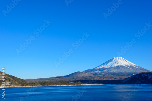 Mt.Fuji and Lake Motosuko