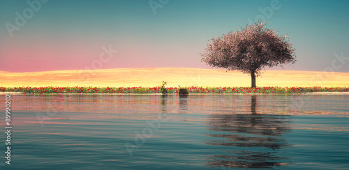 sunset and tree © juanjo