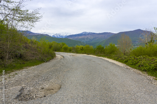 road in mountains