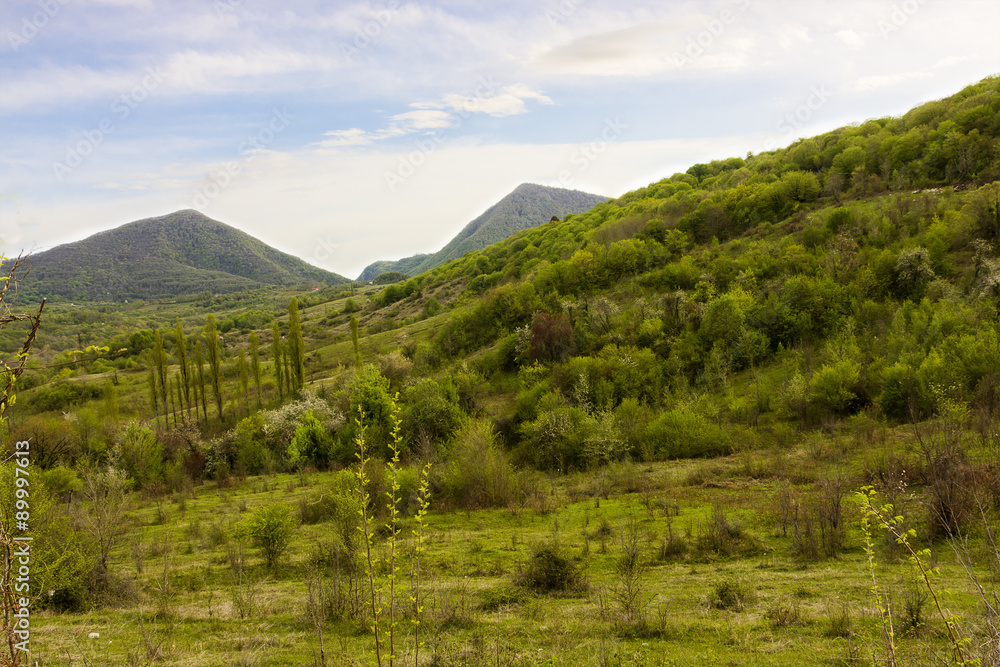 mountains in Abkhazia