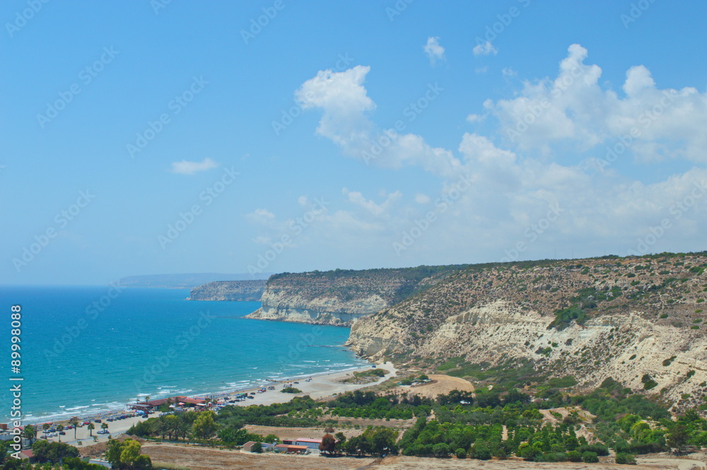 beach in the vicinity of the ancient Kourion