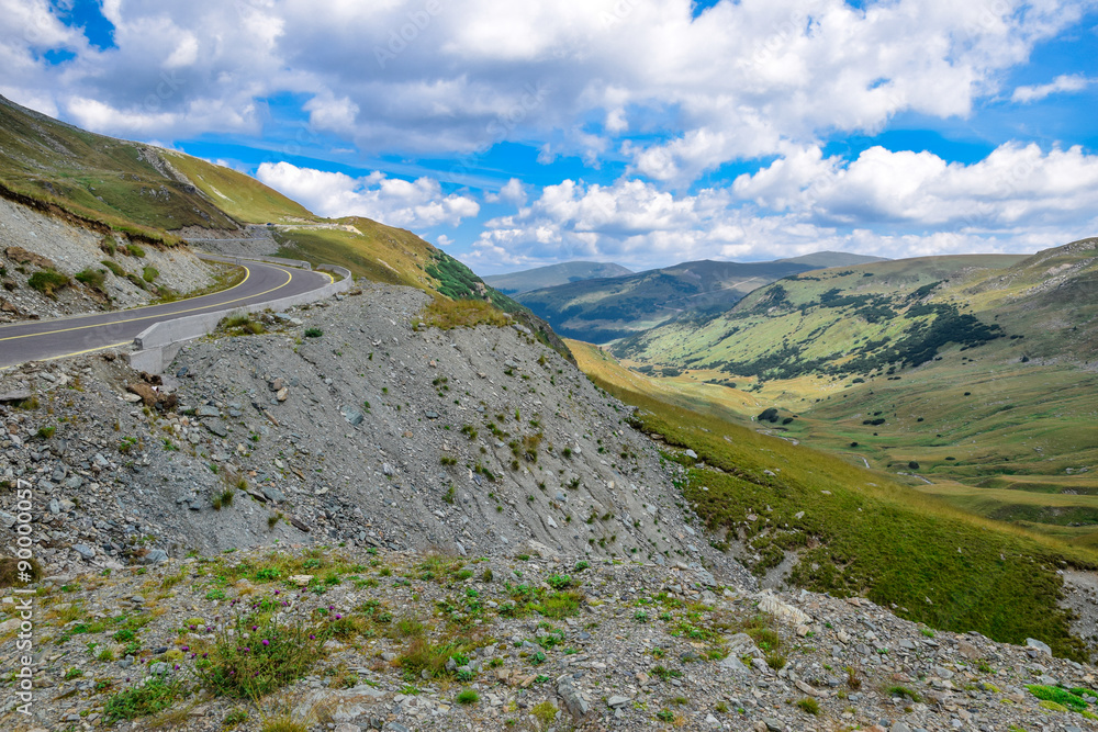 Transalpina altitude road in the Romanian Carpathians Transalpina altitude road in the Romanian Carpathians
